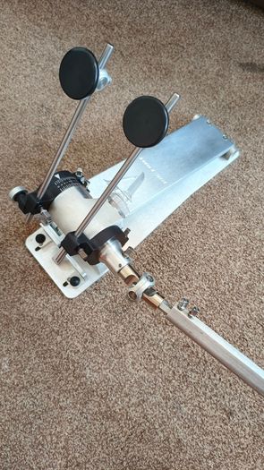 Trick Pro 1-V BigFoot Double Bass Drum Pedal + Extra Low Mass Shortboards +  ACD Unlimited Upgrades