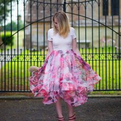 Coast "CIARRA" Floral Print Organza Dress