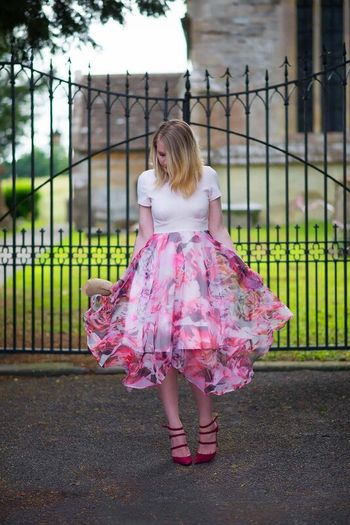 Coast "CIARRA" Floral Print Organza Dress