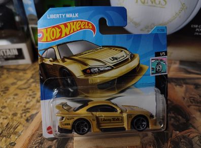 LB Super Silhouette Nissan Silvia S15 ! Gold ! Liberty Walk ! HW Modified ! 2023 ! Hot Wheels ! Mattel !