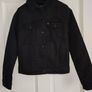 Womens Levi Sherpa black jacket Image 4