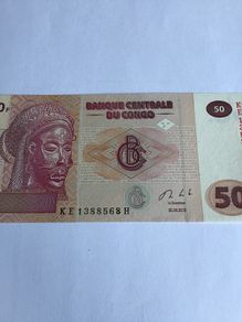 Congo Banknote 50 Francs
