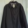 Lambretta Business Coat Collared Button Up Regular Fit Black Mens XL Image 7
