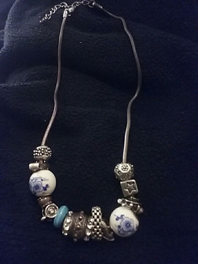 Charm necklace.