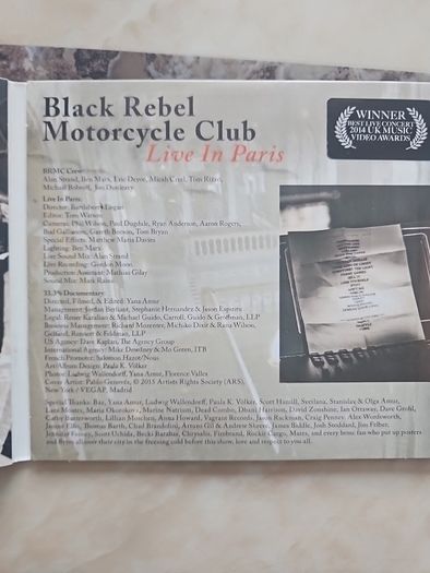 Brmc  2cd + Dvd  - Live In Paris