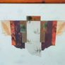 Large pine framed picture with glass. Image 5