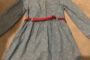 Denim baby girl dress 18-24 m