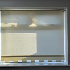 Roller blind cream 134cmx160cm WxH