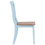 Dining Chairs 4 pcs Grey and Light Wood Solid Rubber Wood Image 4