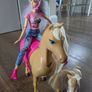 Barbie doll & 2 horses Image 7