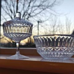 Set of glass bowls