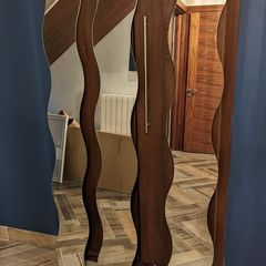 Vintage IKEA Krabb wavey mirrors