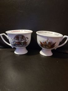 Pair of Hendricks gin cups