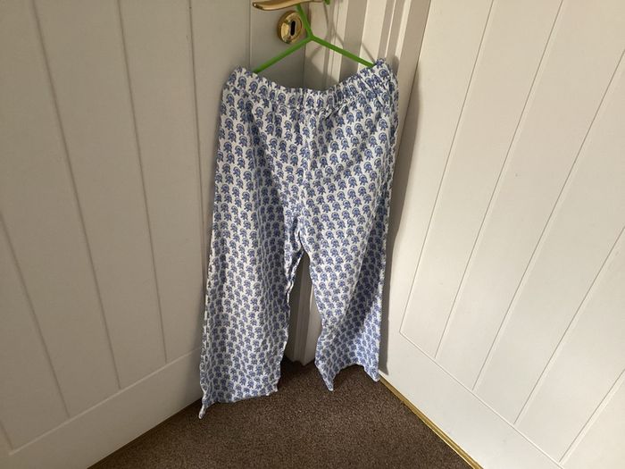 Blue mix M&S trousers age 8/9 BNWT
