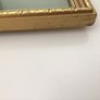 Beautiful Floral Cross Stitch in Gilt Frame Cottage Core Image 6