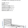 Single Bed with Mattress Image 4