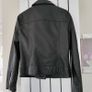 Dunnes Stores faux leather black biker jacket Image 2