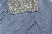 Lehenga Choli with Embroidery &amp; Sequence Work (Size: S-M)
