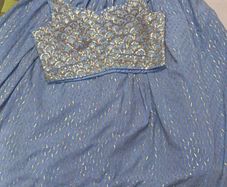 Lehenga Choli with Embroidery & Sequence Work (Size: S-M)