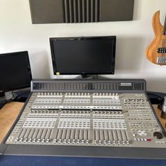 Studio mixing desk