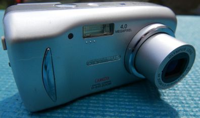 Olympus Digital Camera Camedia D-545 Zoom 4.0MP Silver + memory card Tested