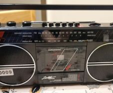From 1986  Grundig RR 335 AM-FM Stereo Radio Cassette Recorder. Perfect working order.