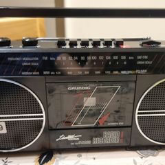 From 1986  Grundig RR 335 AM-FM Stereo Radio Cassette Recorder. Perfect working order.