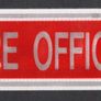 Bundle of Fire Officer/ Fire Reflective Badges. 2 310mm X 100mm, 5 240mm X 110mm & 4 120mm X 44mm Image 5