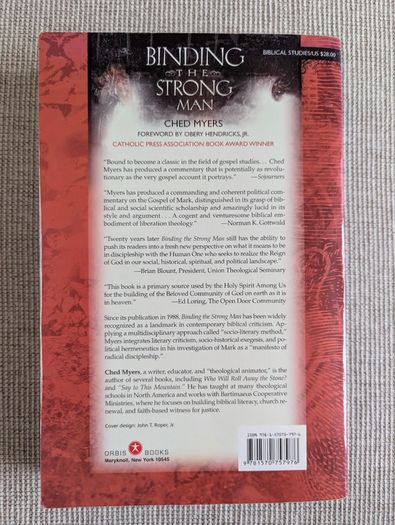 Binding the Strong Man - Ched Myers - Gospel of Mark - 20th Anniversary Edition
