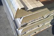 Insulated Roof Cladding 90mm thick 1800mm x 1000mm Panels in Vanilla/ Cream Colour