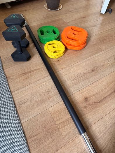 Barbell + Dumbbell kit
