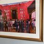 Oil painting of Shelbourne hotel bar. Image 3