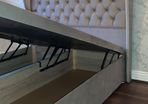 ottoman lift up bed frame and headboard
