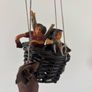 1970's Large Hot Air Balloon with Passengers Image 3