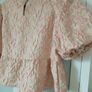 ocassions Peplum Jacquard top Image 3