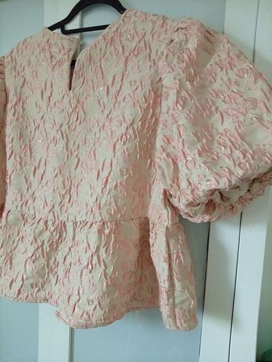 ocassions Peplum Jacquard top
