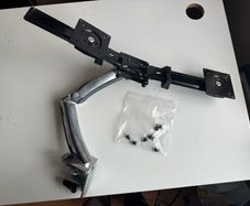 Ergotron LX dual monitor stand
