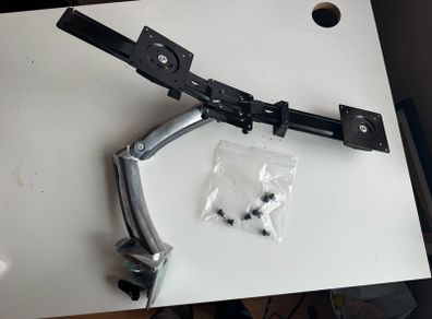 Ergotron LX dual monitor stand
