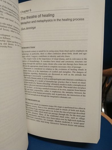 Handbook of Dramatherapy