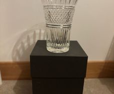 Brand New Waterford Crystal Irish Lace Vase 10in/ 25cm