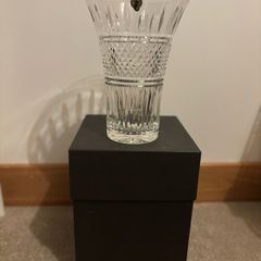 Brand New Waterford Crystal Irish Lace Vase 10in/ 25cm