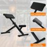 Roman Chair - Hyperextension Bench for Strength Training Back Extension, Foldable 5 Adjustable Position Home Gym Sit Up Bench for Glute & Ab Workouts, Optional Adjustment Incline & Multi-Functi Image 5