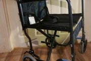 AIDAPT Grey Steel Compact Transit Wheelchair VA171HAM (very good condition without footrest)