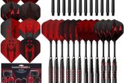 NEW SALE | Thunder | 48 Piece Steel Tip Dart Set with 21g/22g/23g/24g Barrels, Flights and Aluminium