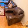 Willbe gone today, Need gone urgent Brown Leather Sofa + Armchair Image 2