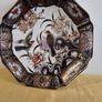 Vintage hand painted Satsuma Love Birds Plate Image 4