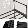 Shoe Rack, 10-Tier Metal Shoe Storage Organiser, Customisable Design, Metal Frame, Space-Saving Rack, for Dressing Room, Hallway, 30 x 45 x 174 cm, available in Black/Grey (FREE POSTAGE) Image 5