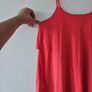 Chemistry Coral Ruffle Strap Top 100% Modal Image 3