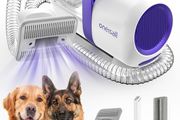 NEW SALE | Dog Grooming Vacuum Kit,Suction 99% Pet Hair,Dog Grooming Brush,Dog Hair Vacuum Groomer with 4 Pet Grooming Tools,Pet Hair Remover