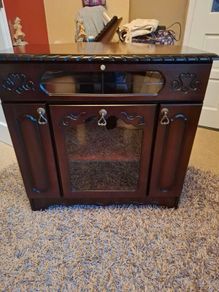 mahogany tv unit